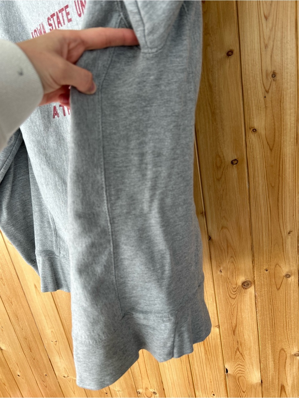 Women’s Iowa State Cyclones Athletic Dept Grey Crewneck Sweatshirt - Picture 4 of 10